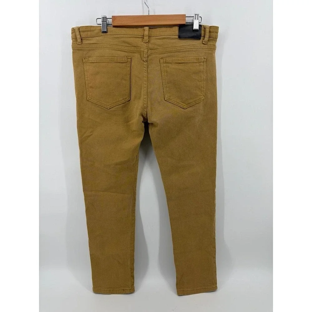 Reset Slim Fit, Tan Denim Jeans, 5 Pocket, Men's 36x32